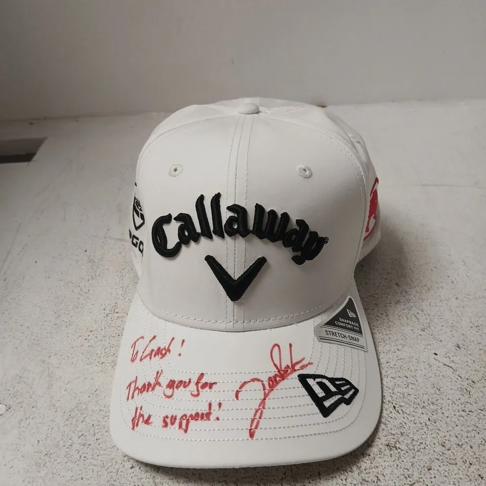 CALLAWAY TOPGOLF BASEBALL CAP SIGNED BY JON RAHM