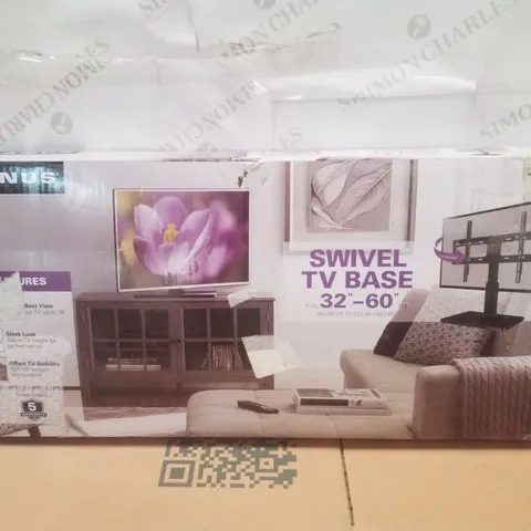 BOXED SANUS VTVS1-B2 UNIVERSAL 32 - 60 INCH TV PEDESTAL STAND