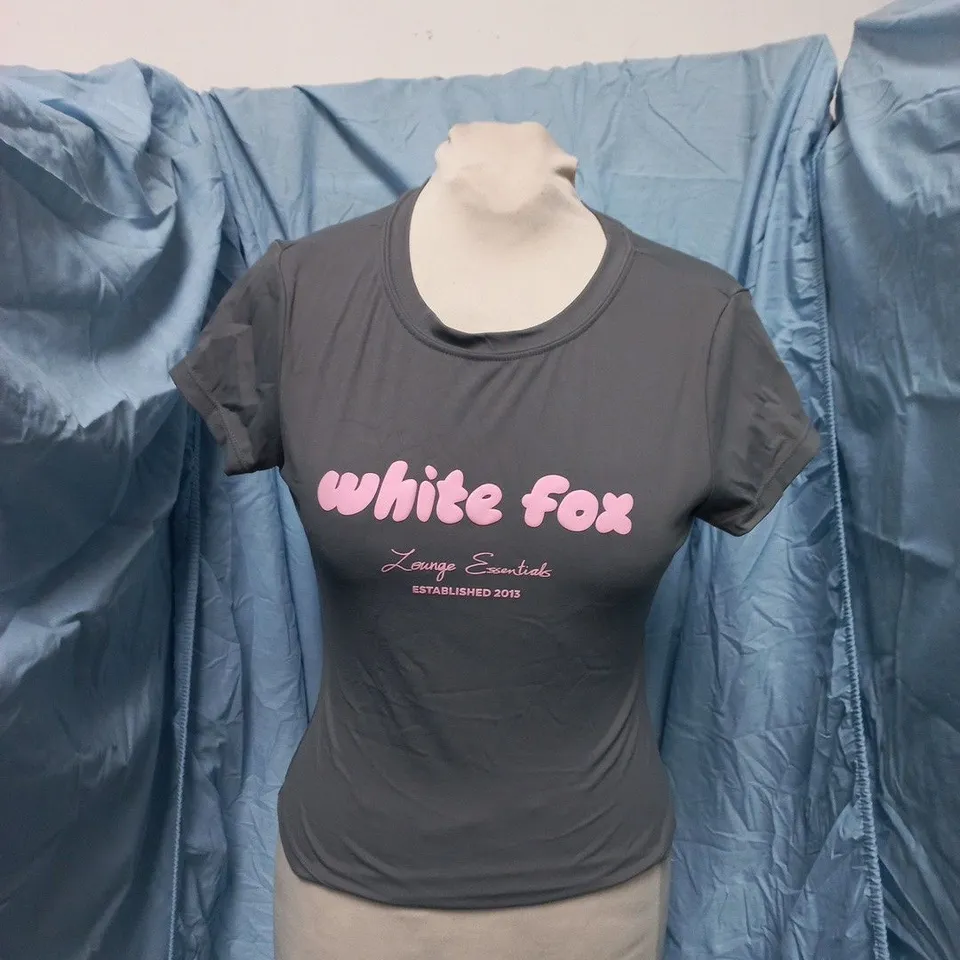 WHITE FOX T‑SHIRT – WOMEN’S, UK SIZE S