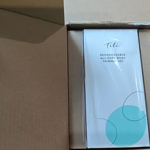 BOXED TILI RECHARGEABLE ALL OVER BODY TRIMMER SET