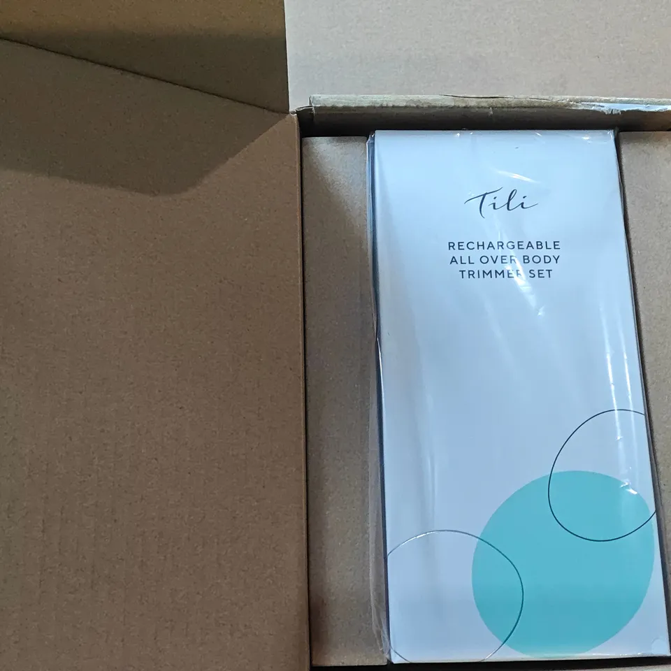 BOXED TILI RECHARGEABLE ALL OVER BODY TRIMMER SET 