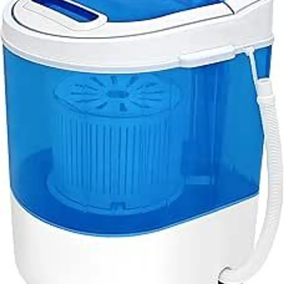 BOXED DISPLAY4TOP PORTABLE MINI WASHING MACHINE SPIN CYCLE W/BASKET - BLUE 3KG