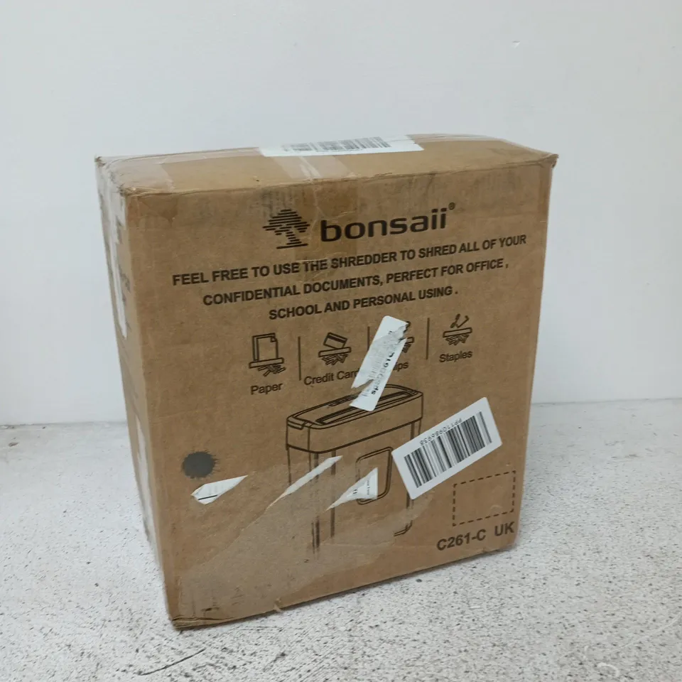 BONSAII 8-SHEET SHREDDER – PAPER SHREDDER (C261-C UK)