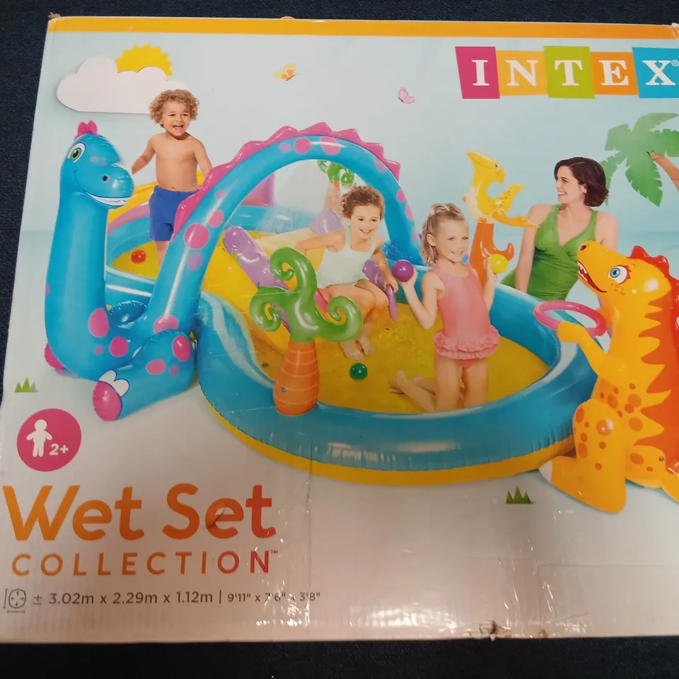 INTEX WET SET COLLECTION INFLATABLE POOL – 3.02M X 2.29M X 1.12M
