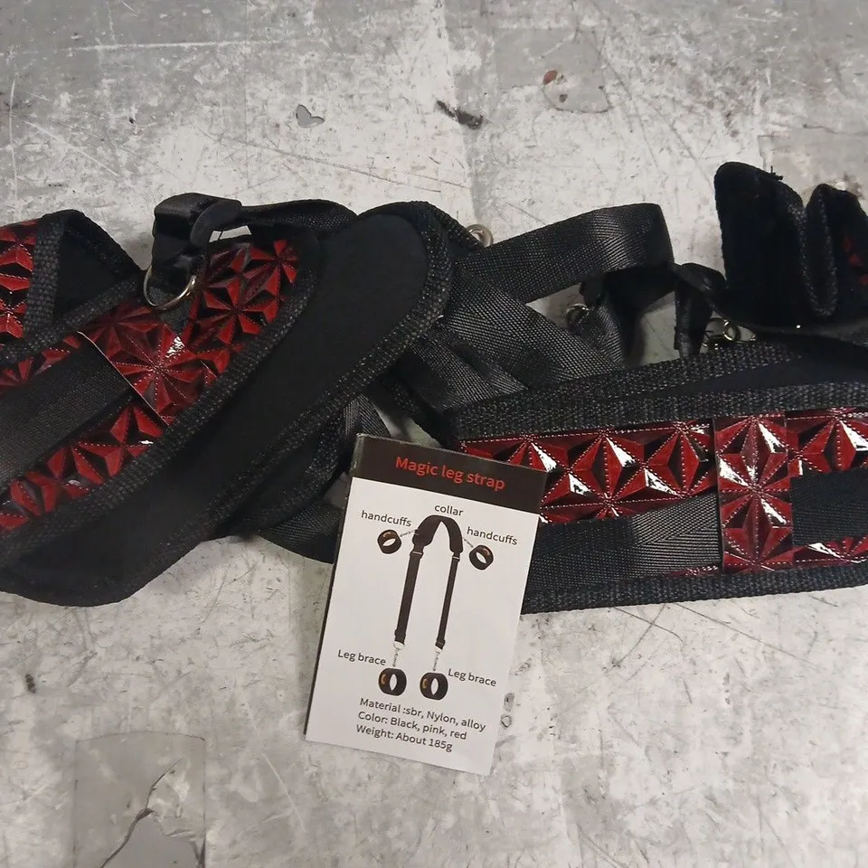 EROTIC BONDAGE SPLIT LEG STRAPS