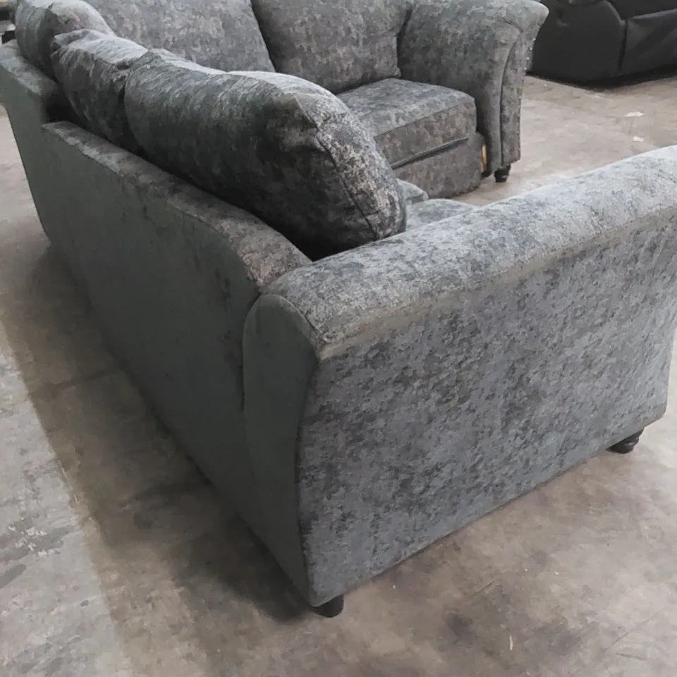 DESIGNER FABRIC UPHOLSTERED CORNER SOFA 