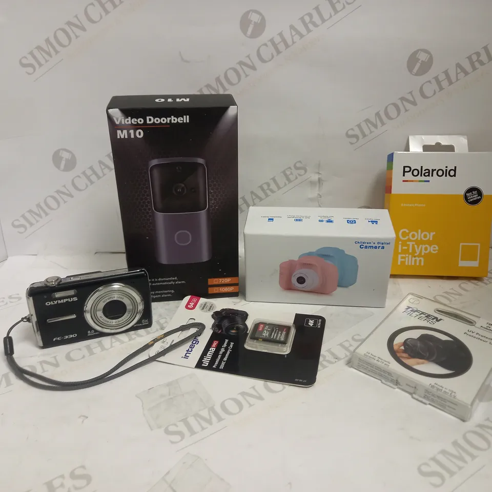 LOT OF APPROXIMATELY 15 ASSORTED CAMERAS & ACCESSORIES