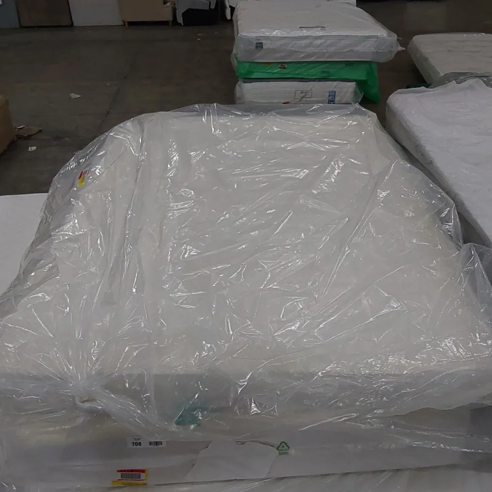 QUALITY BAGGED 4'6" DEEP ORTHOPAEDIC REFLEX NATURAL FOAM MATTRESS    