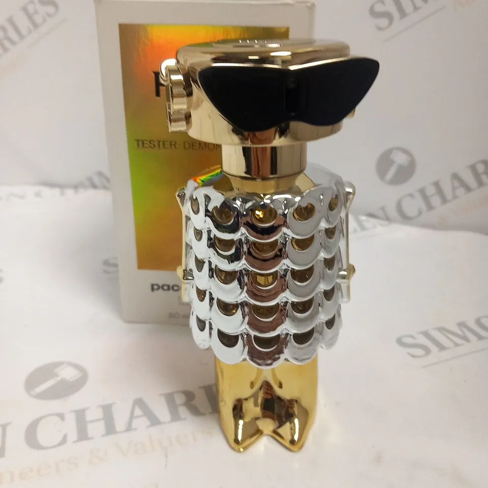 BOXED FAME PACO RABANNE EAU DE PARFUM 80ML TESTER DEMONSTRATION