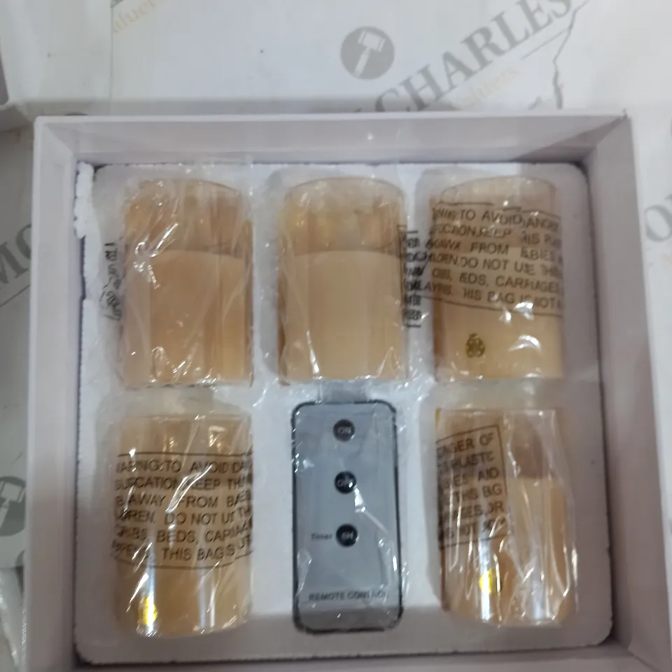 BOXED BUNDLEBERRY GOLD FLAME CANDLE SET