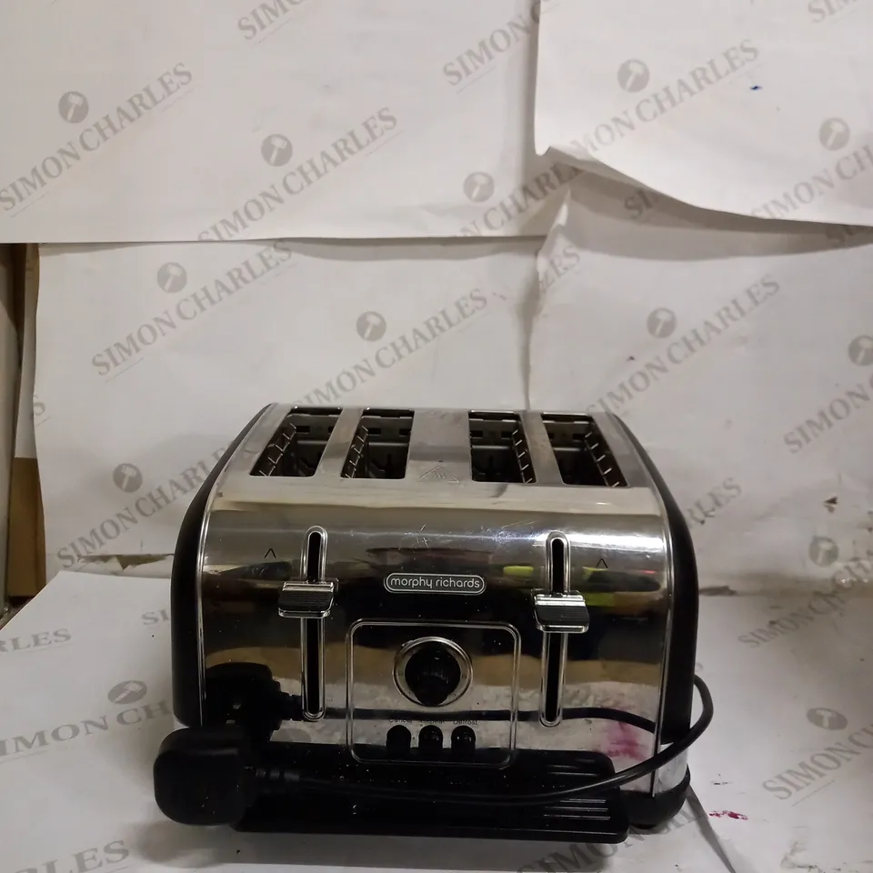 MORPHY RICHARDS 240131 VENTURE 4 SLICE TOASTER BLACK