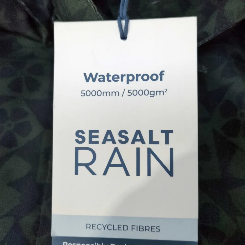 SEASALT RAIN WATERPROOF COAT – JANELLE COAT, CAMOUFLAGE, UK 8