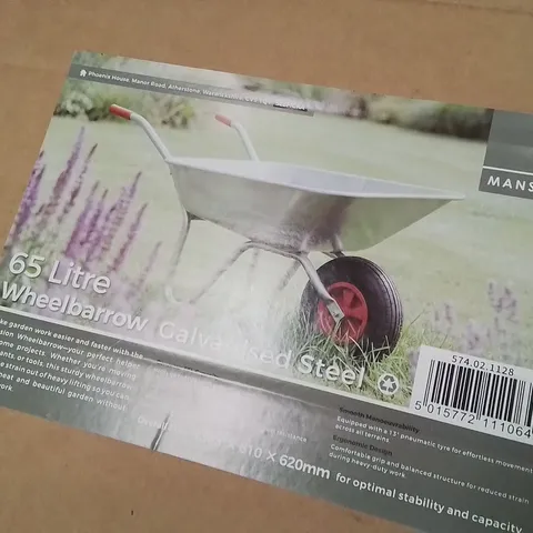 BOXED MANSION 65L WHEELBARROW