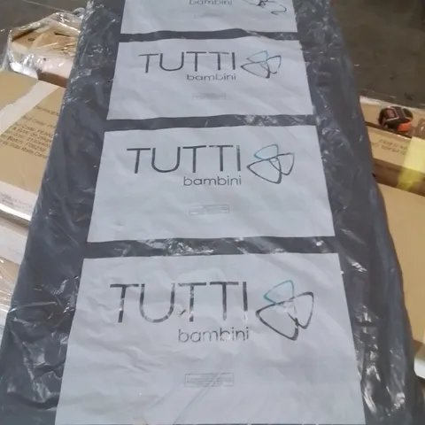 QUALITY BAGGED TUTTI BAMBINI QUILTED COT BED MATTRESS IN WHITE