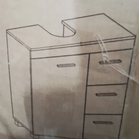 BOXED SONGMICS BASIN UNDERSINK CABINET