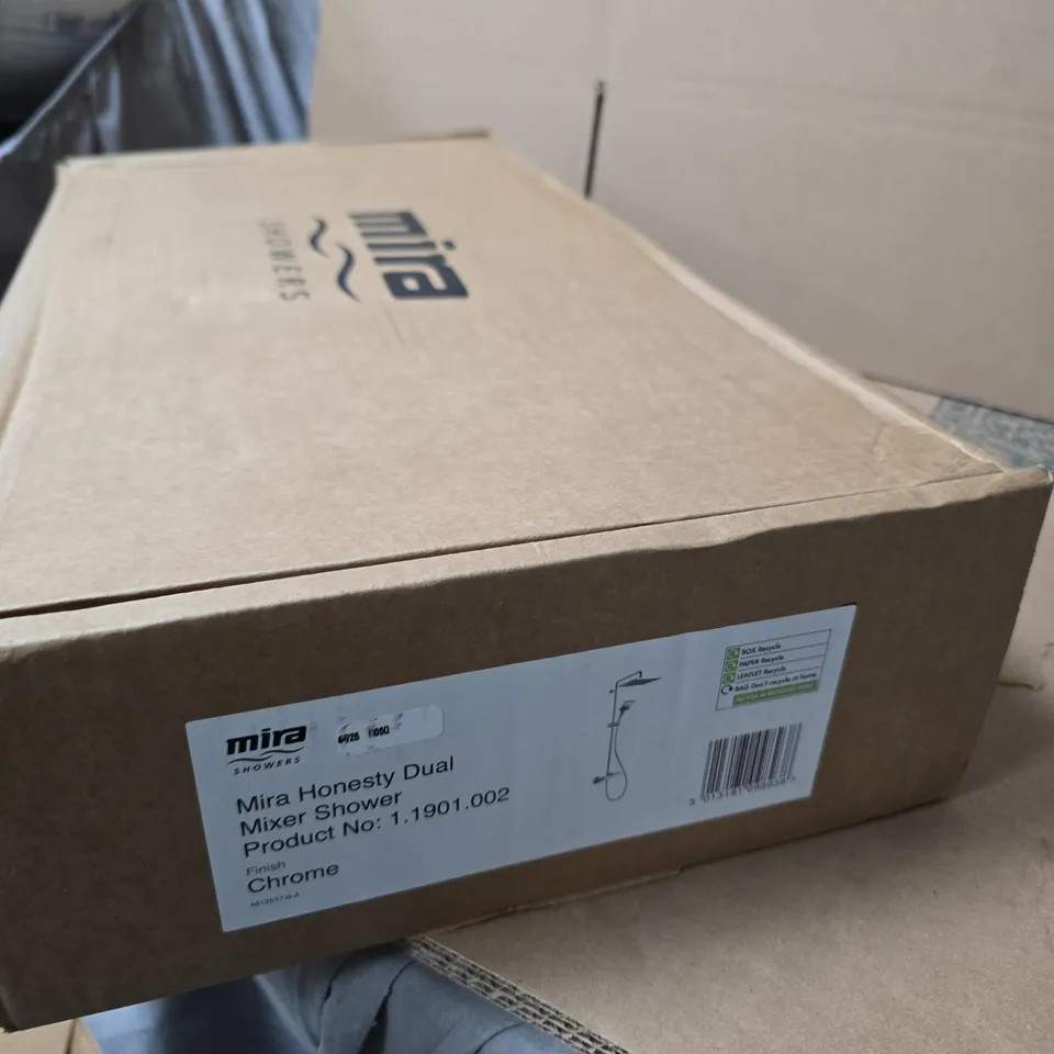 MIRA HONESTY DUAL MIXER SHOWER – CHROME FINISH (PRODUCT NO. 1.1901.002)