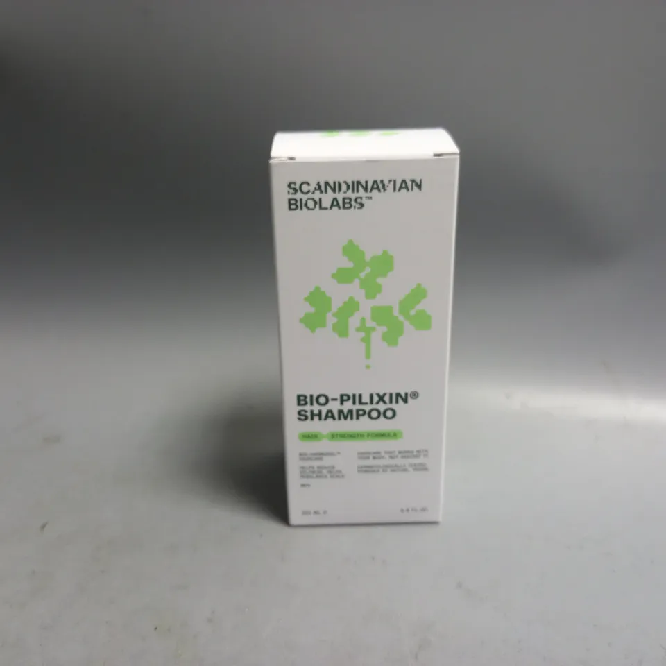 BOXED SCANDINAVIAN BIOLABS BIO-PILIXIN SHAMPOO 250ML 