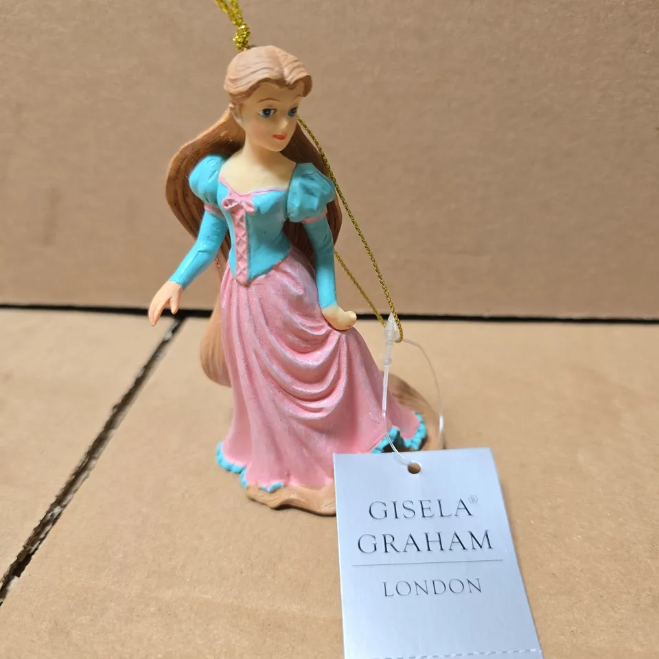 6 X GISELA GRAHAM PRINCESS CHRISTMAS TREE DECORATIONS 