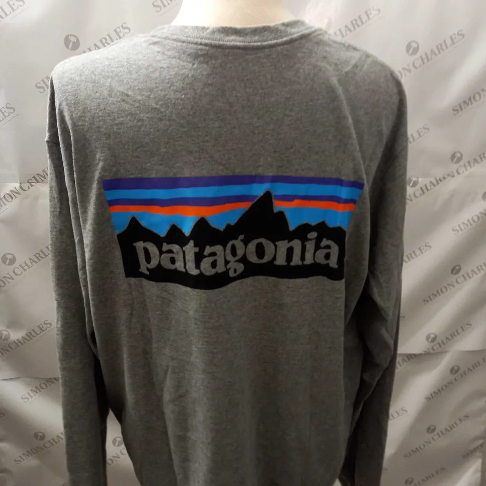 PATAGONIA LOGO LONG SLEEVED SHIRT SIZE L