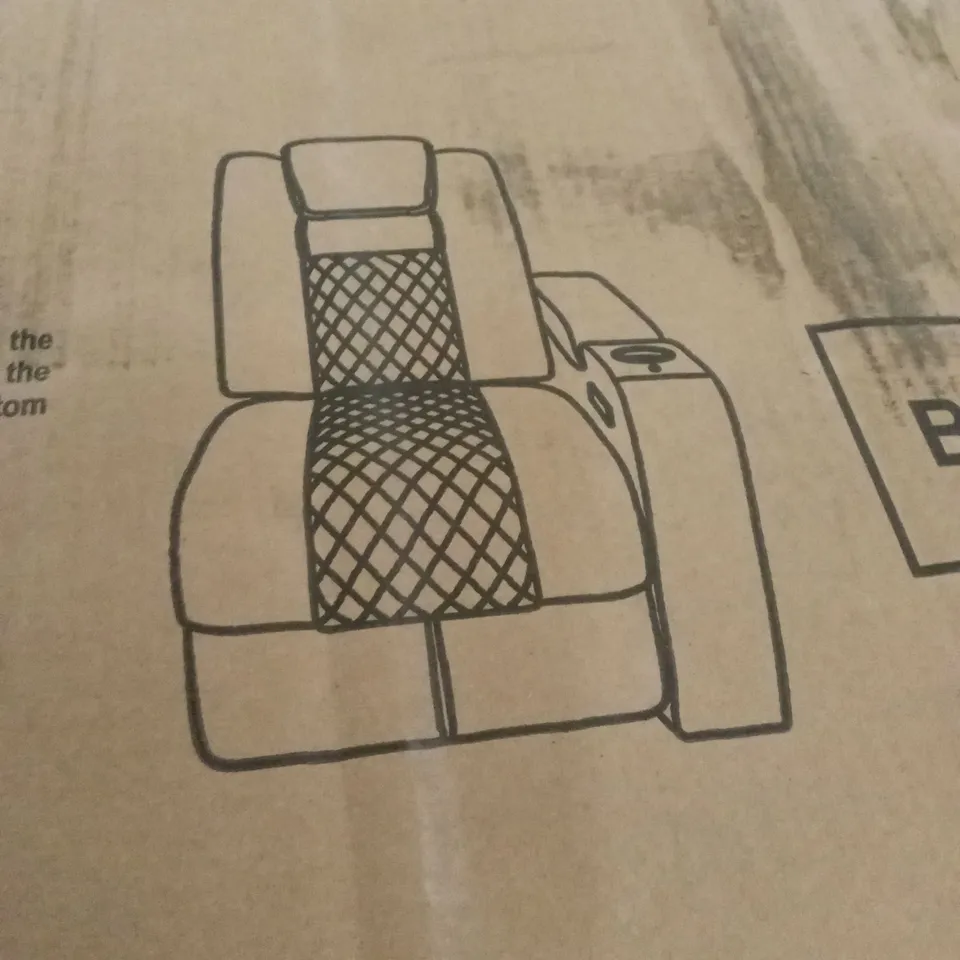 2 x BOXED ELECTRIC AIR LEATHER RECLINER CHAIR PIECES // INCOMPLETE SOFA, PARTS ONLY