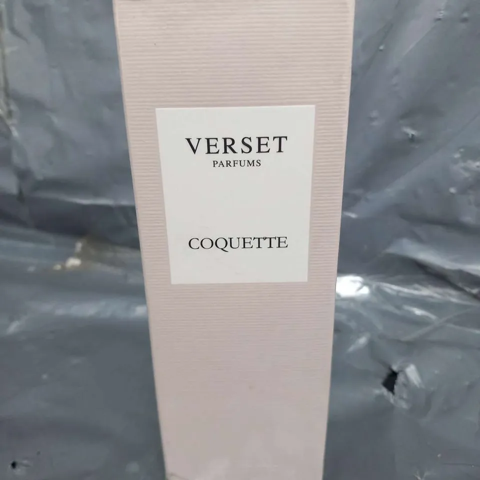 BOXED AND SEALED VERSET PARFUMS COQUETTE EAU DE PARFUM 50ML