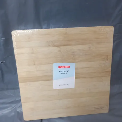 TYPHOON 37CM SQUARE BAMBOO BUTCHERS BLOCK