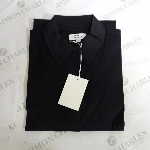 COS FORMAL BLACK SHIRT - UK 14 