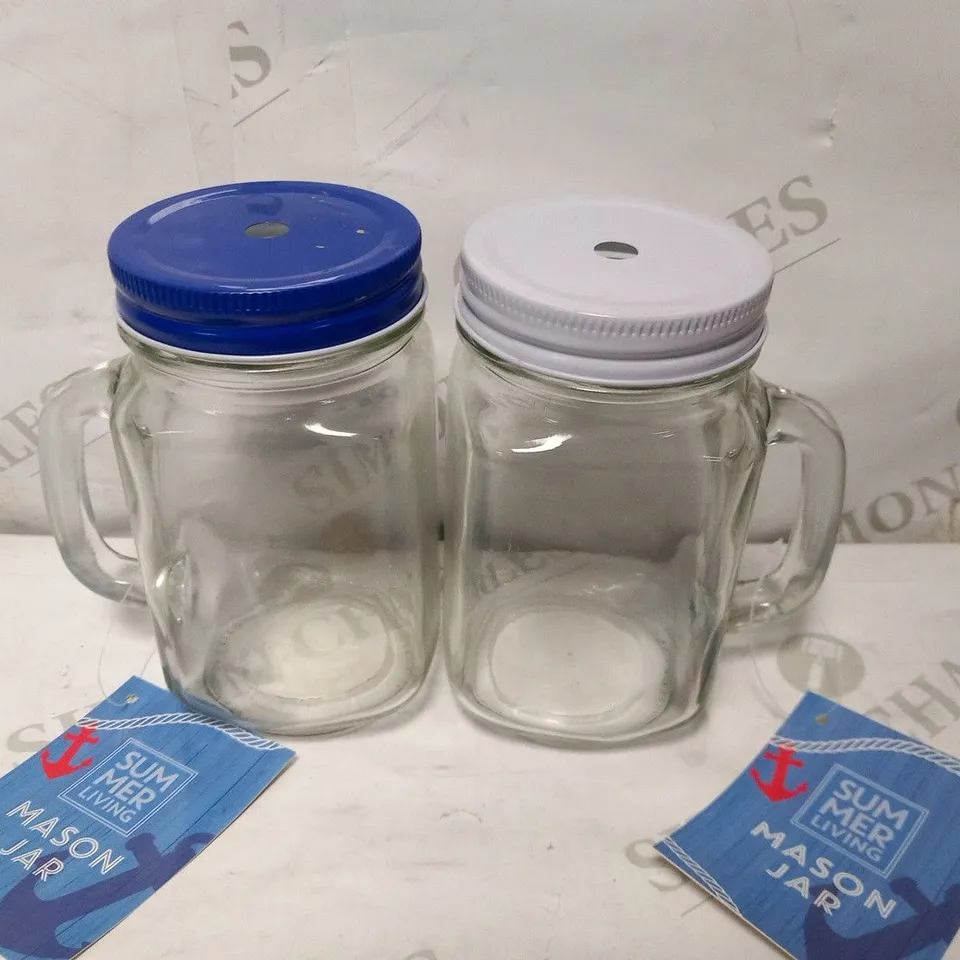 APPROXIMATELY 24 BRAND NEW SUMMER LIVING MASON JARS  