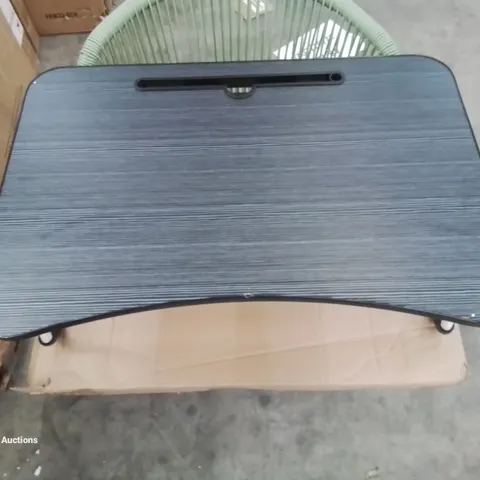 BOXED LAPTOP/BREAKFAST BED TRAY IN CHARCOAL GREY DESIGN