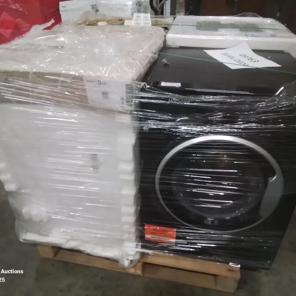 PALLET OF APPROXIMATELY 4 UNPROCESSED RAW RETURN WHITE GOODS TO INCLUDE;