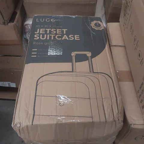 BOXED LUGG TRAVEL SUITCASE