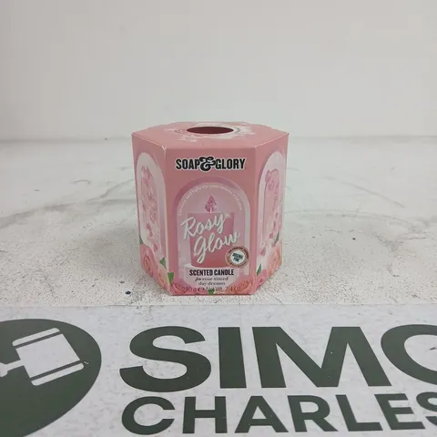 SOAP & GLORY ROSY GLOW SCENTED CANDLE