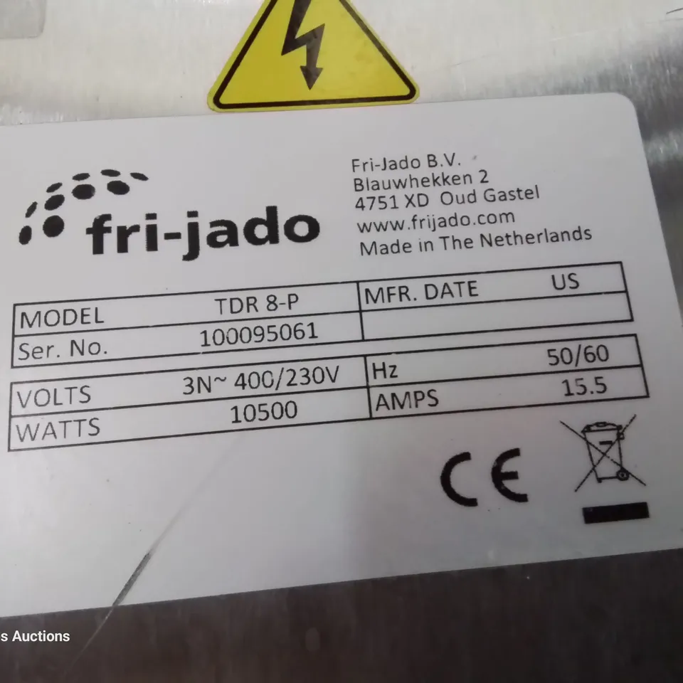 FRI-JADO ROTISSERIE OVEN WITH STAND Model TDR 8-P