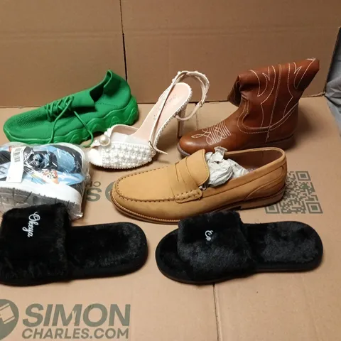 LOT OF APPROXIMATELY 20 ASSORTED PAIRS OF SHOES AND TRAINERS IN VARIOUS SIZES