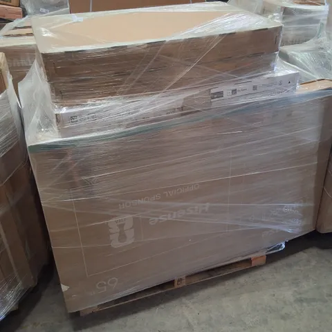 PALLET CONTAINING APPROXIMATELY 10 ASSORTED DAMAGED TVS