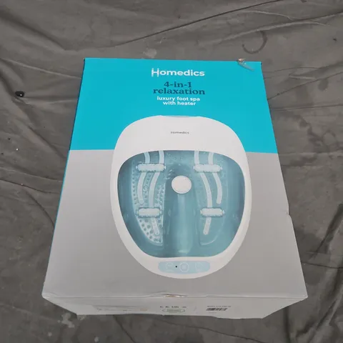 BOXED HOMEDICS SPA LUXURY FOOT SPA FS-250-GB
