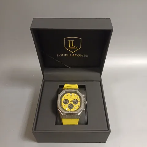 MENS LOUIS LACOMBE CHRONGRAPH WATCH β 3 SUB DIALS