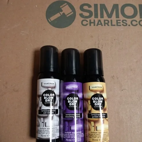 BOX OF APPROXIMATELY 20 ASSORTED MATRIX BLOW DRY TEMP COLOUR 