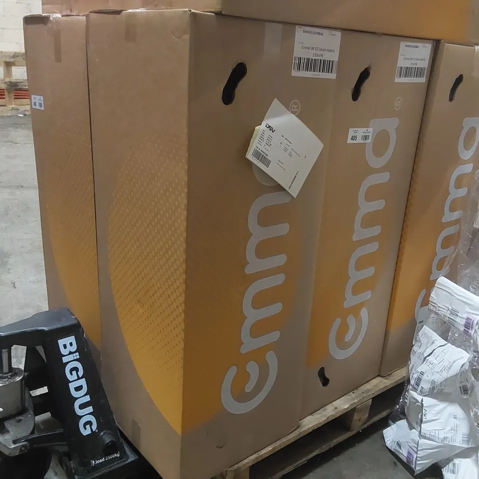 BRAND NEW BOXED EMMA UK V2 SMART HYBRID 135 x 190CM DOUBLE MATTRESS 