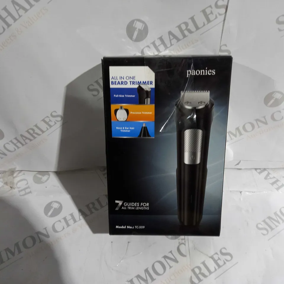 BOXED PAONIES ALL IN ONE BEARD TRIMMER