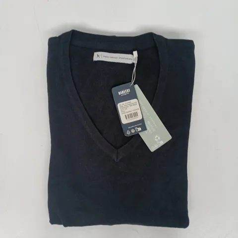 JAMES HARVEST SPORTSWEAR - HARVEST ASHLAND LADY LONG SLEEVE V-NECK TOP IN BLACK SIZE XXL