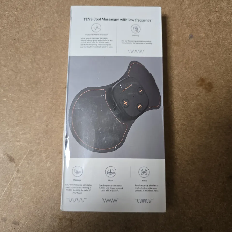 BOXED AND SEALED TENS COOL MASSAGER WITH LOW FREQUENCY