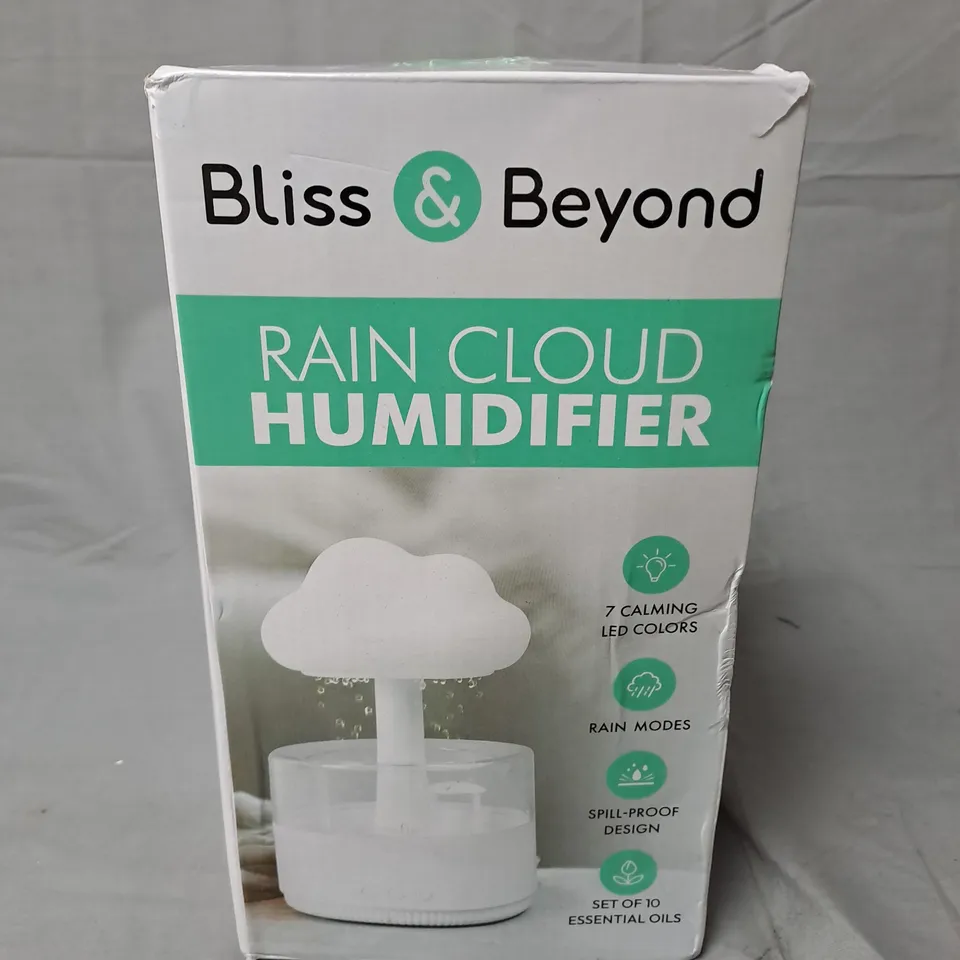 BLISS & BEYOND RAIN CLOUD HUMIDIFIER