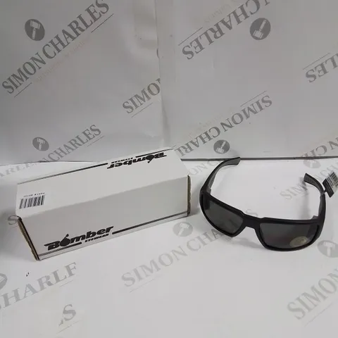 BOXED BOMBER BOOGIE BOMB EYEWEAR MATTE BLACK WITH SMOKE LENS