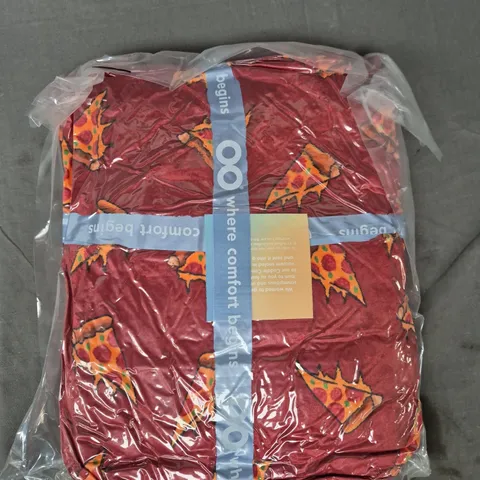 SEALED OODIE ADULT OVERSIZED HOODED BLANKET - PIZZA