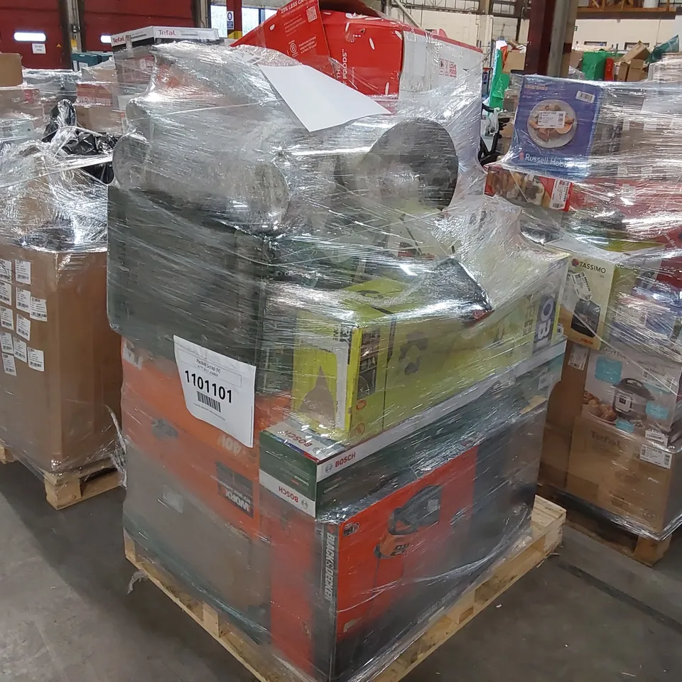 PALLET OF APPROXIMATELY 15 UNPROCESSED RAW RETURN HOUSEHOLD AND ELECTRICAL GOODS TO INCLUDE;