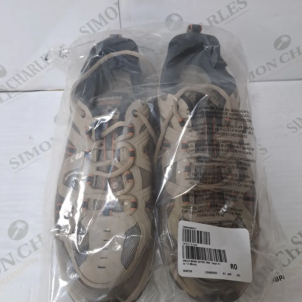 BOXED SKECHERS MEN'S CROSSBAR OUTDOOR SHOE TRAINER SIZE 11