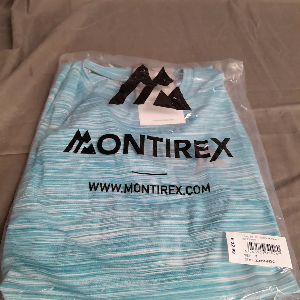 MONTIREX NEON BLUE T-SHIRT SIZE S
