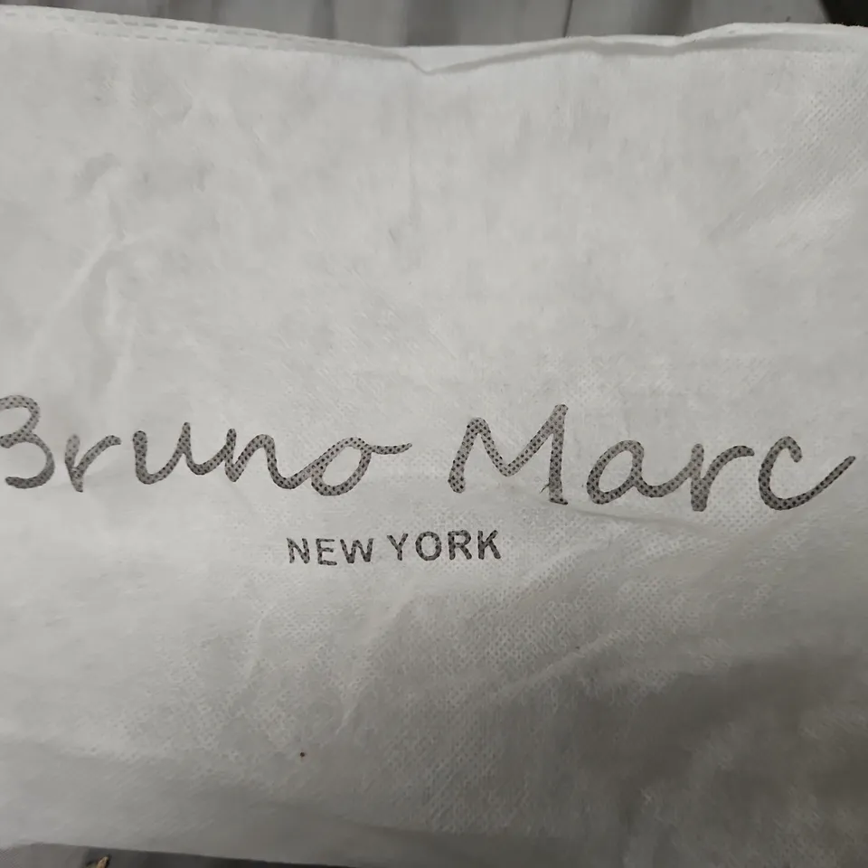 BRUNO MARC NEW YORK MEN'S TAN SUEDE WINGTIP BROGUE SHOES - UK 10