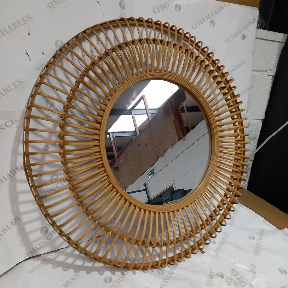 BOXED MY HOME STORIES BAMBOO MIRROR [COLLECTION ONLY]